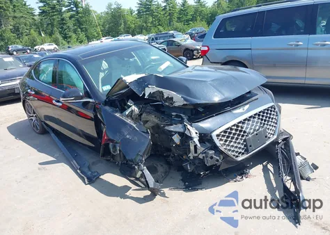 2021 Genesis G70 3.3T Awd из США, поврежденный, VIN KMTG74LE0MU070798